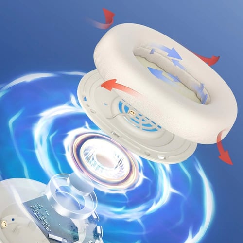 هايلو - S35 ANC سماعة بلوتوث لاسلكية - بنفسجي و بر...