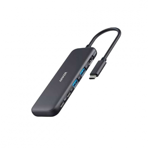 انكر - موزع متعدد المنافذ 5 في 1 منفذين USB-A , م...