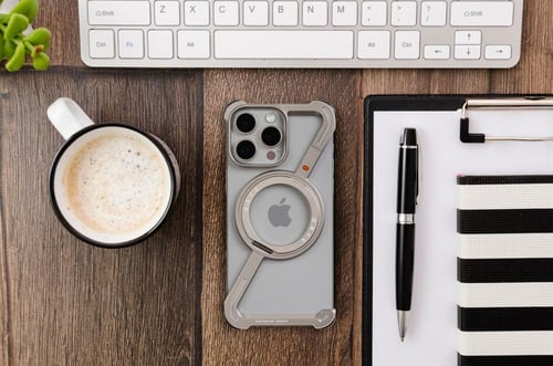 دارك - جراب Z مدعم من الجوانب بستاند ماق سيف لون ت...