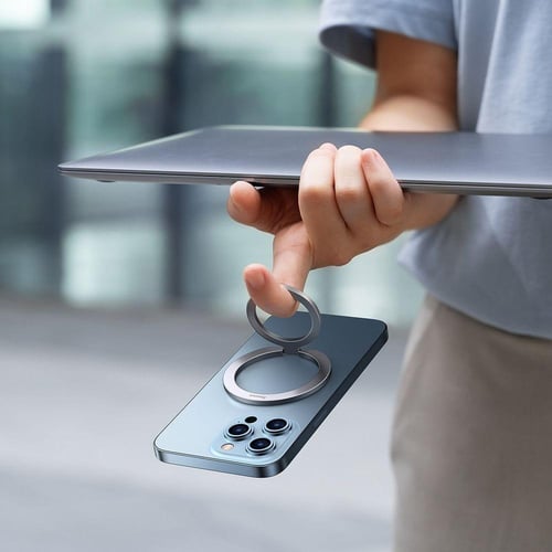 بيسوس - مسكة جوال مغناطيس هالو ماج سيف مع ستاند مت...