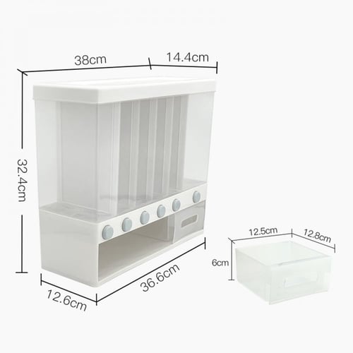 منظم وموزع للحبوب 6 مداخل - 10 كيلو