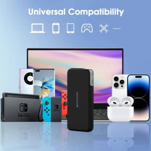 راف باور - بطارية متنقلة بقوة 70 واط بسعة 20,000 م...