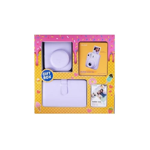فوجي فيلم -بكج هدايا كاميرا تصوير فوري مع حافظة كا...