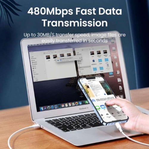 يوجرين - كيبل بي دي ايفون بطول 1 متر بقوة 60 واط -...