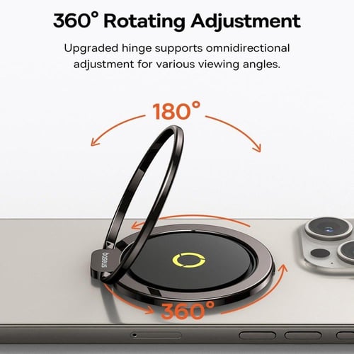 بيسوس - ستاند وحامل جوال ماج سيف قابل للدوران 360...