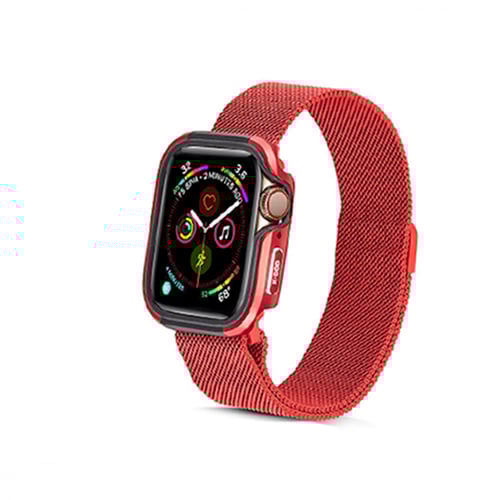 K-Doo - حماية لساعه ابل لون احمر مقاس42 مم