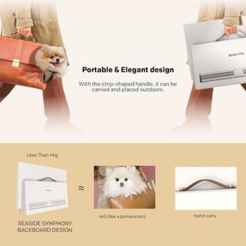 سكاي ورث - شاشة تلفزيون سمارت لاسلكية متنقلة 24 بو...