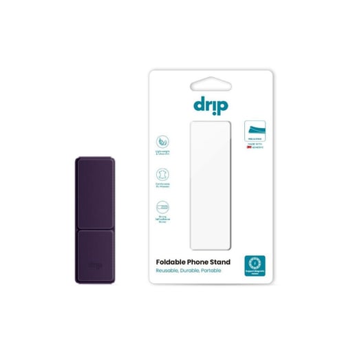 دريب - Drip Foldable حامل هاتف قابل للطي - بنفسجي...