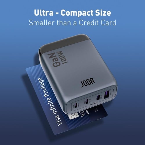 عرض جودا منصة شحن فولتيكس بقوة 100 واط بثلاث منافذ...