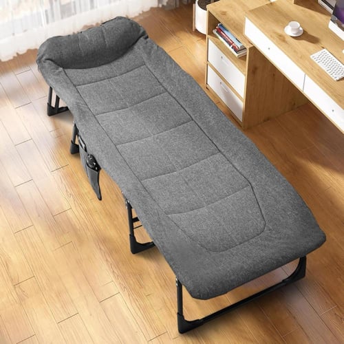 كرسي استرخاء 6 وضعيات يتحول لسرير قابل للطي مع جيب...