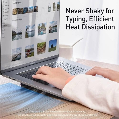 بيسوس - ستاند لابتوب - رمادي