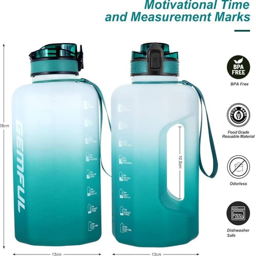 جيمفول - مطارة مياه كبيرة بمقبض 2.2 لتر خالية من م...