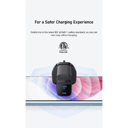 انكر - شاحن جداري 312 بقوة 25 واط بمنفذ تايب سي -...