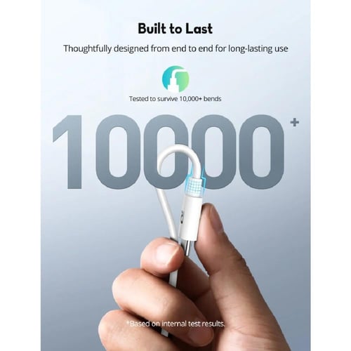 راف باور - كيبل تايب سي الى تايب سي بقوة 60 واط و...