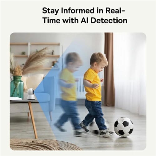 بيسوس - P1 Lite كاميرا مراقبة بدقة 2K دوران 360 در...