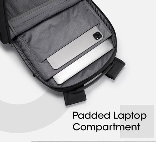 ألوت - حقيبة ظهر للابتوب بسعة 18 لتر - اسود