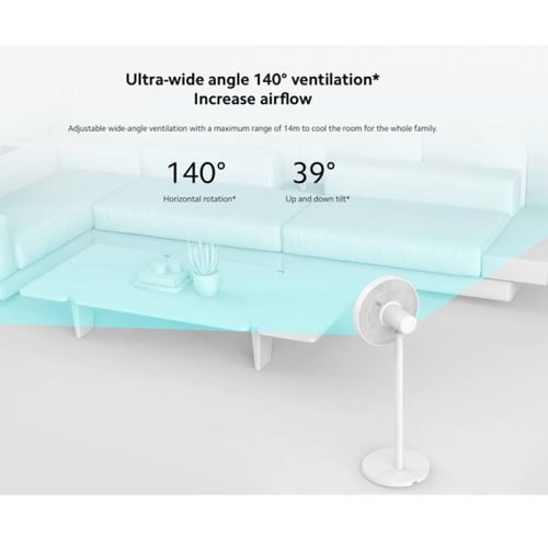 شاومي - FAN 2 مروحة ذكية بقوة 15 واط BHR5683HK - ا...