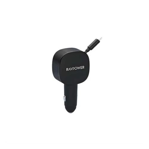 راف باور - شاحن سيارة بقوة 75 واط بمنفذ تايب سي وم...