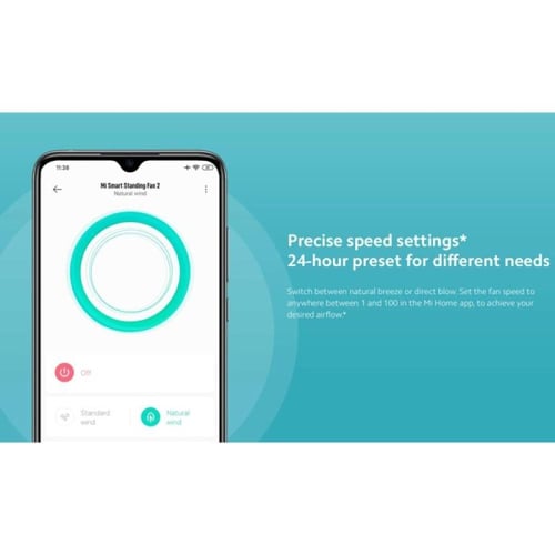 شاومي - FAN 2 مروحة ذكية بقوة 15 واط BHR5683HK - ا...