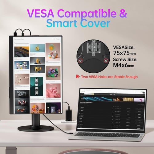 شاشة محمولة - 18 انش للكمبيوترات واجهزة العاب الكو...