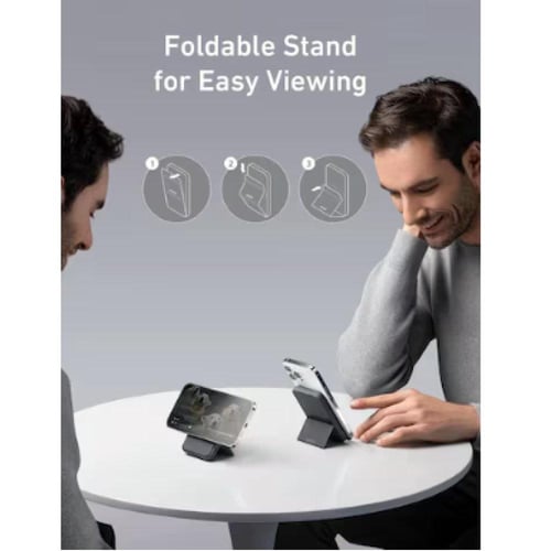 انكر - شاحن باور بانك مغناطيسي لاسلكي 5000 مللي أم...