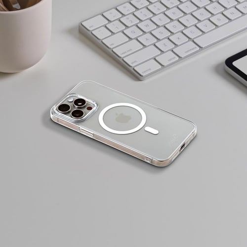 دارك - SLIM جراب ماق سيف لاجهزة الايفون - شفاف