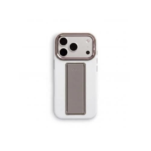 واي نات - كفر حماية MagSafe مع مسكة قابلة للتغيير SecureHold Elite لايفون 18 برو - ابيض