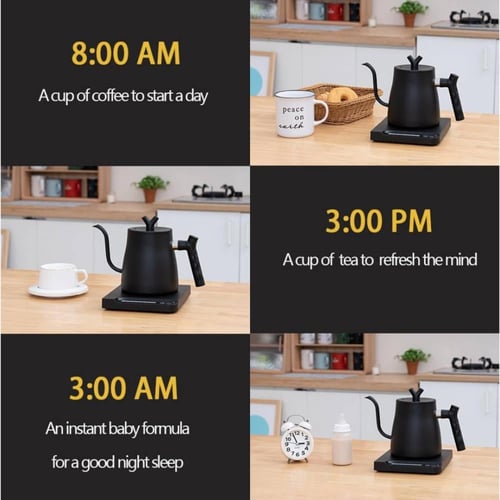 غلاية مياه كهربائية - بتصميم عنق إوزة