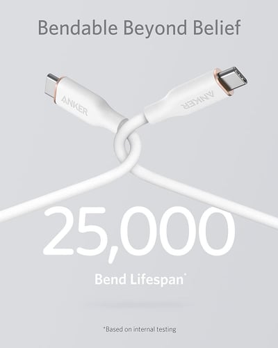 انكر - كيبل بي دي ايفون معتمد من ابل بطول 90 سم -...