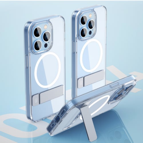 ويوو - جراب حماية مع حامل لاجهزة الايفون 14 - شفاف