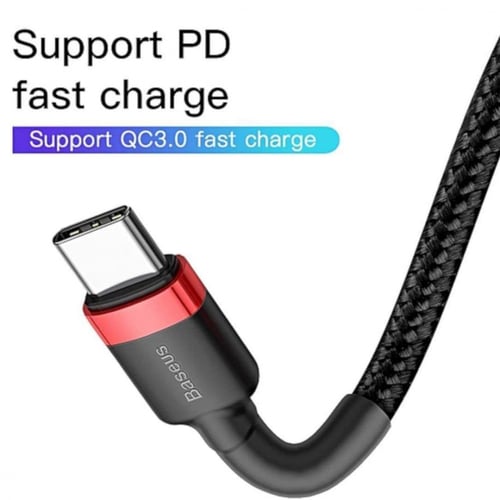 بيسوس - كيبل تايب سي الي تايب سي بطول 1 متر متعدد...