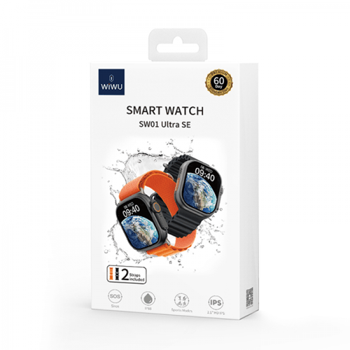 ويوو - ساعة ذكية WIWU SW01 الرياضية الترا + عدد 2...