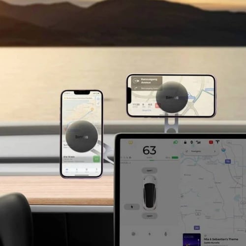 بيسوس - ستاند جوال مغناطيسي ماج سيف قابل للطي - رم...