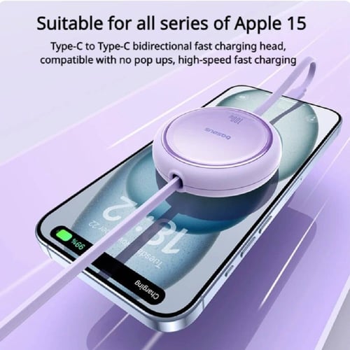 بيسوس - Free2Draw Mini كيبل تايب سي الي تايب سي بط...