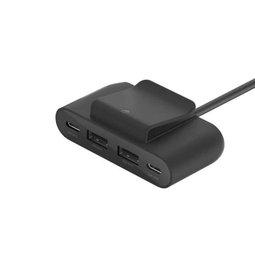 بيلكن - منصة شحن بـ4 منافذ منفذين USB-A ومنفذين تا...