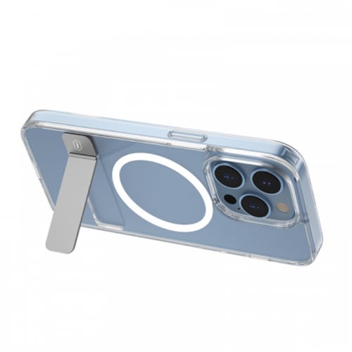 ويوو - جراب حماية مع حامل لاجهزة الايفون 14 - شفاف