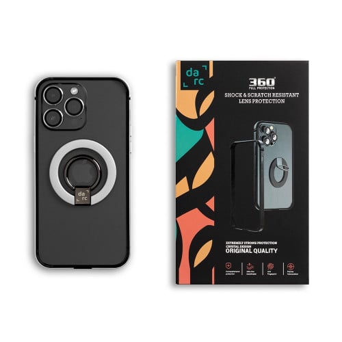 دارك - مجموعة 3 في 1 إيطار + حماية الكاميرة + مسكة...