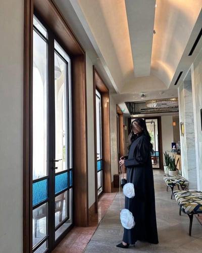 عباية كريب تايواني قصة كلوش