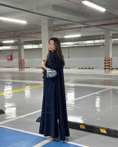 عباية كريب تايواني نصكلوش