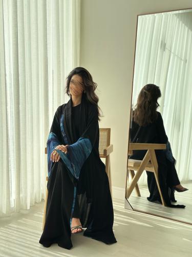 عباية كريب انترنت فرنسي كم ازرق