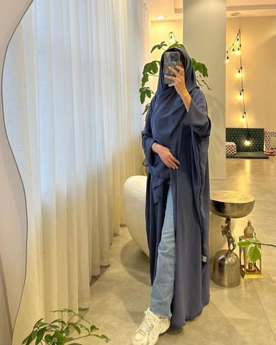 عباية لنن امريكي نص بشت