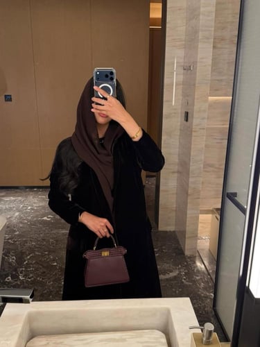 بلايزر مخمل بني مبطن