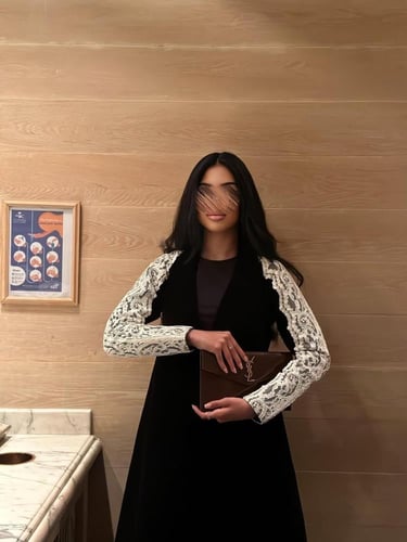 "شتوية " يتوفر منها خيار صيفي عباية مخمل واقف اسود...