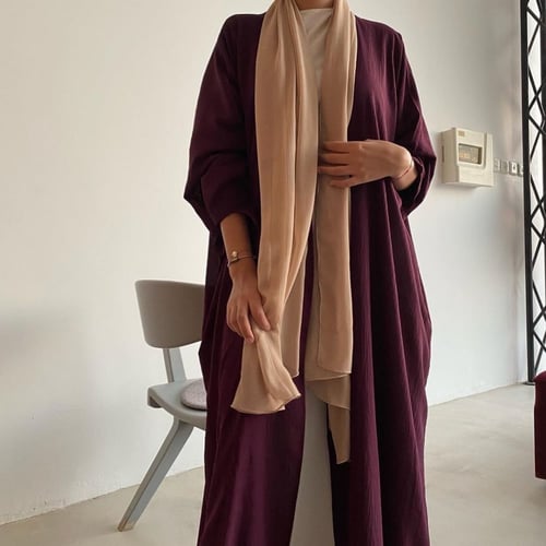 عباية لنن عنابي نص بشت