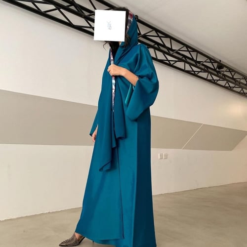 عباية كلوش تركواز