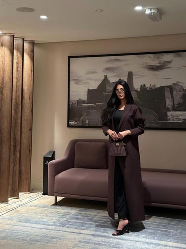 بليزر بنفسجي مبطن