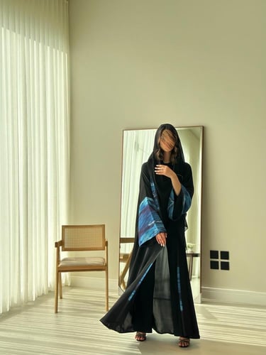 عباية كريب انترنت فرنسي كم ازرق