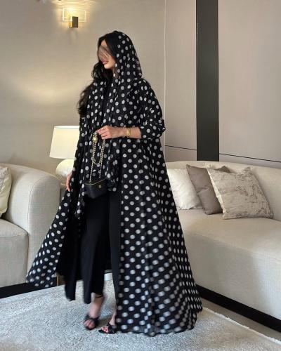 عباية شيفون نص كلوش