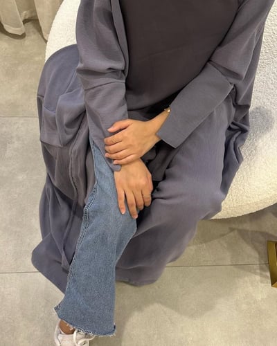 عباية لنن امريكي نص بشت