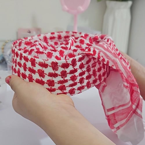 عمامة اطفال لون احمر